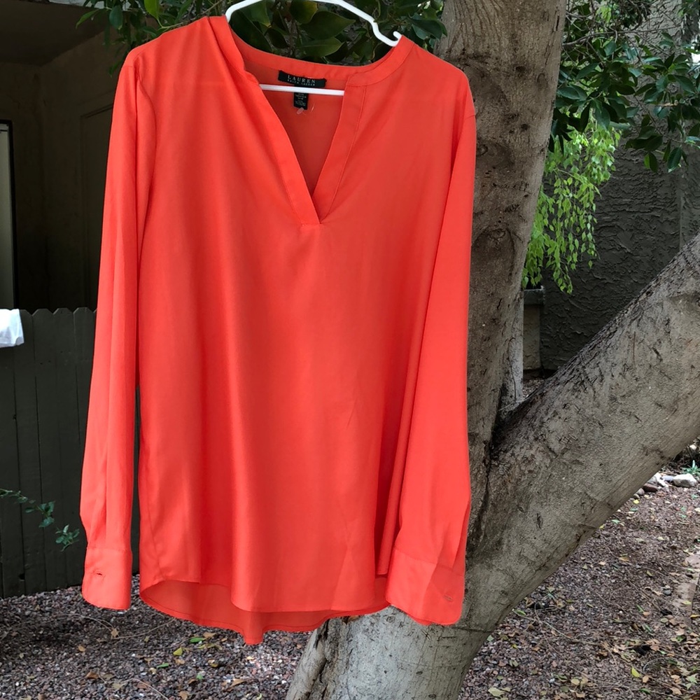 🍁🍁 Ralph Lauren Casual Top Orange, blouse 🍁🍁